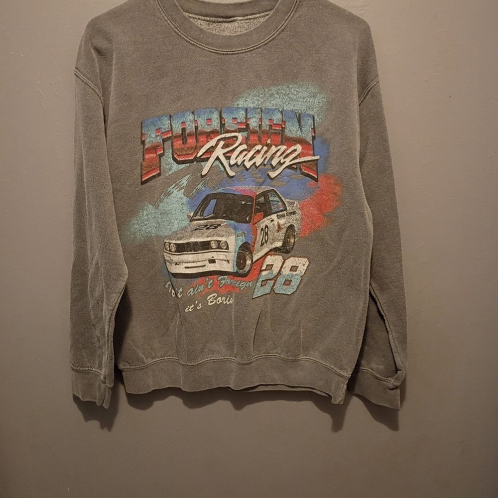 Pacsun Foreign Racing Crew Neck Sweatshirt